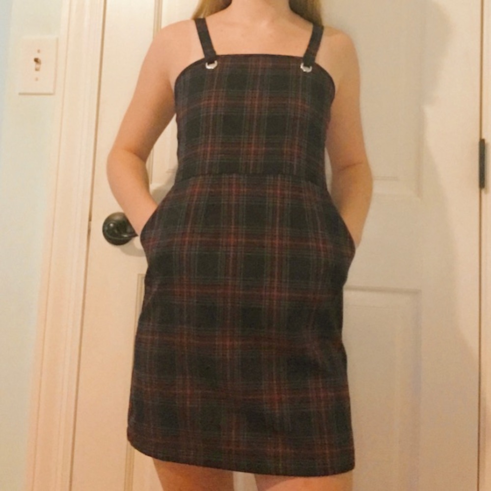 Plaid Minidress